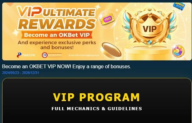VIP 보너스 혜택 확인